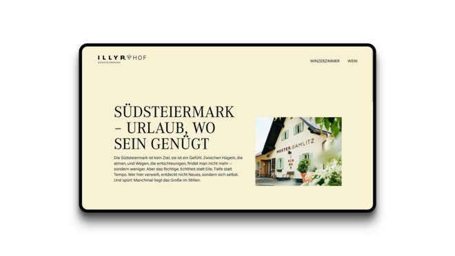 Illyhof Website Onlinebuchungssystem Illyhof Website Onlinebuchungssystem Screenshot